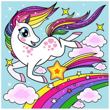 Charger l'image dans la galerie, Cheval coloré - peinture complète de diamant - 30x30cm