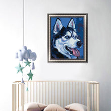 Charger l'image dans la galerie, Chien de recherche - peinture de diamant complète - 30x40cm