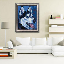 Charger l'image dans la galerie, Chien de recherche - peinture de diamant complète - 30x40cm