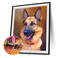 Charger l'image dans la galerie, Chien loyal - peinture en diamant complet - 30x40cm