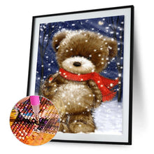 Charger l'image dans la galerie, Ours mignon - peinture de diamant complète - 30x40cm