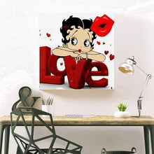 Charger l'image dans la galerie, Betty boop - peinture en diamant complet - 40x40cm