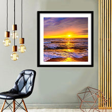 Charger l'image dans la galerie, Coucher de soleil - peinture en diamant complet - 30x30cm
