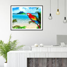 Charger l'image dans la galerie, Oiseau debout - peinture complète de diamant - 40x30cm