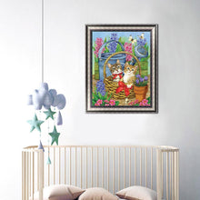 Charger l'image dans la galerie, Chat mignon - peinture complète de diamant - 30x40cm