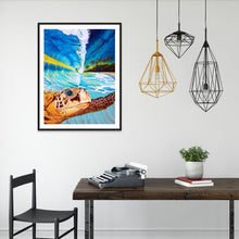 Charger l'image dans la galerie, Bord de mer facile - peinture en diamant complet - 30x40cm