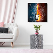 Charger l'image dans la galerie, Guitare point de croix - peinture en diamant complet - 30x30cm