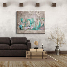 Charger l'image dans la galerie, Ensemble de lettres rondes - peinture en diamant complet - 40x30cm