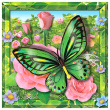 Charger l'image dans la galerie, Papillon - peinture en diamant complet - 30x30cm
