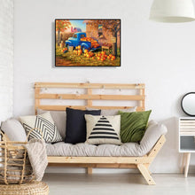 Charger l'image dans la galerie, Chariot de citrouille de point de croix - peinture complète de diamant - 30x40cm