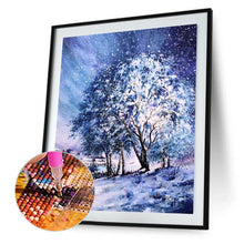 Charger l'image dans la galerie, Neiges de point de croix - peinture complète de diamant - 30x40cm