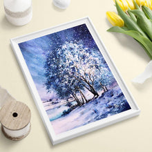 Charger l'image dans la galerie, Neiges de point de croix - peinture complète de diamant - 30x40cm