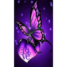 Charger l'image dans la galerie, Papillon - peinture en diamant complet - 30x48cm