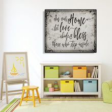Charger l'image dans la galerie, Word - diamant rond complet - 35x30cm