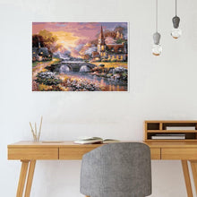 Charger l'image dans la galerie, Village facile - peinture en diamant complet - 30x40cm