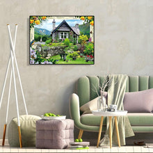 Charger l'image dans la galerie, Perles de maisons de jardin - peinture complète de diamant - 30x40cm