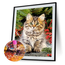 Charger l'image dans la galerie, Chat mignon - peinture complète de diamant - 30x40cm