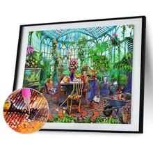Charger l'image dans la galerie, Maison de jardin - peinture en diamant complet - 30x40cm