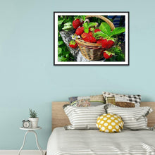 Charger l'image dans la galerie, Fraise de panier de point de croix - peinture complète de diamant - 30x40cm