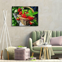 Charger l'image dans la galerie, Fraise de panier de point de croix - peinture complète de diamant - 30x40cm