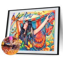 Charger l'image dans la galerie, Papillons et beauté - peinture diamant pleine - 30x40cm