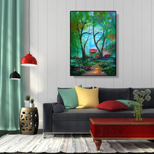 Charger l'image dans la galerie, Forêt de montagne - peinture complète de diamant - 30x40cm