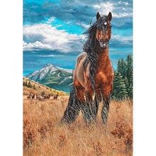 Charger l'image dans la galerie, Animaux de cheval - peinture de diamant complète - 30x40cm