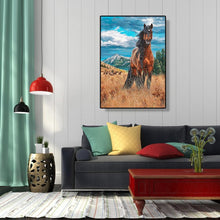 Charger l'image dans la galerie, Animaux de cheval - peinture de diamant complète - 30x40cm