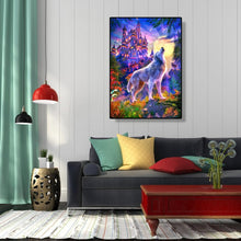 Charger l'image dans la galerie, Loups de château - peinture complète de diamant - 30x40cm