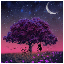 Charger l'image dans la galerie, Fille d’arbre - peinture complète de diamant - 30x30cm