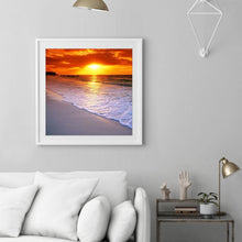 Charger l'image dans la galerie, Lever de soleil d’eau de mer - peinture complète de diamant - 30x30cm