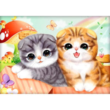 Charger l'image dans la galerie, Chats - peinture en diamant complet - 40x30cm