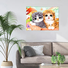 Charger l'image dans la galerie, Chats - peinture en diamant complet - 40x30cm