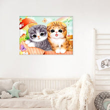 Charger l'image dans la galerie, Chats - peinture en diamant complet - 40x30cm