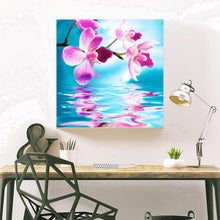 Charger l'image dans la galerie, Fleurs - peinture en diamant complet - 30x30cm