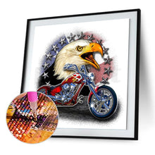 Charger l'image dans la galerie, Aigle de moto - peinture complète de diamant - 30x30cm