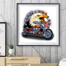 Charger l'image dans la galerie, Aigle de moto - peinture complète de diamant - 30x30cm