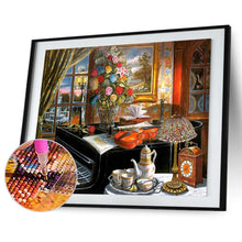 Charger l'image dans la galerie, Famille de musique - peinture en diamant complet - 30x40cm