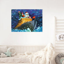 Charger l'image dans la galerie, Père Noël - peinture en diamant complet - 30x40cm