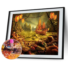 Charger l'image dans la galerie, Bateau de nourriture - peinture complète de diamant - 30x40cm