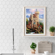 Charger l'image dans la galerie, Château de fleurs - peinture complète de diamant - 30x40cm