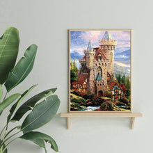 Charger l'image dans la galerie, Château de fleurs - peinture complète de diamant - 30x40cm