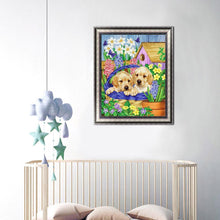 Charger l'image dans la galerie, Paniers pour chiens - peinture en diamant complet - 30x40cm