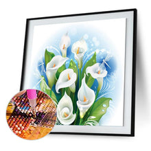 Charger l'image dans la galerie, Mur de fleur de Calla - peinture complète de diamant - 30x30cm