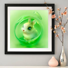Charger l'image dans la galerie, Lapin elfe - peinture en diamant complet - 30x40cm