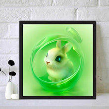Charger l'image dans la galerie, Lapin elfe - peinture en diamant complet - 30x40cm