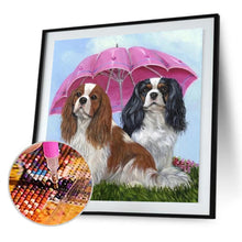 Charger l'image dans la galerie, Umbrella chiens animaux - peinture diamant complet - 40x40cm