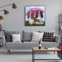 Charger l'image dans la galerie, Umbrella chiens animaux - peinture diamant complet - 40x40cm