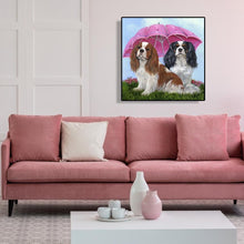 Charger l'image dans la galerie, Umbrella chiens animaux - peinture diamant complet - 40x40cm