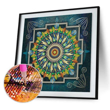 Charger l'image dans la galerie, Fleur ethnique - peinture complète de diamant - 40x40cm